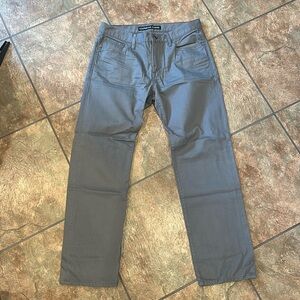 Express Blake Loose Fit Straight Leg Grey Jeans